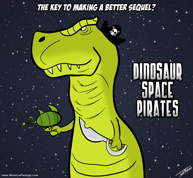 Dinos in Space
