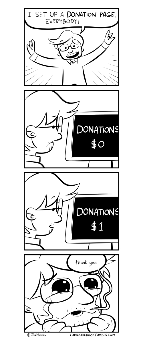Comics are Hard: Donation Appreciation